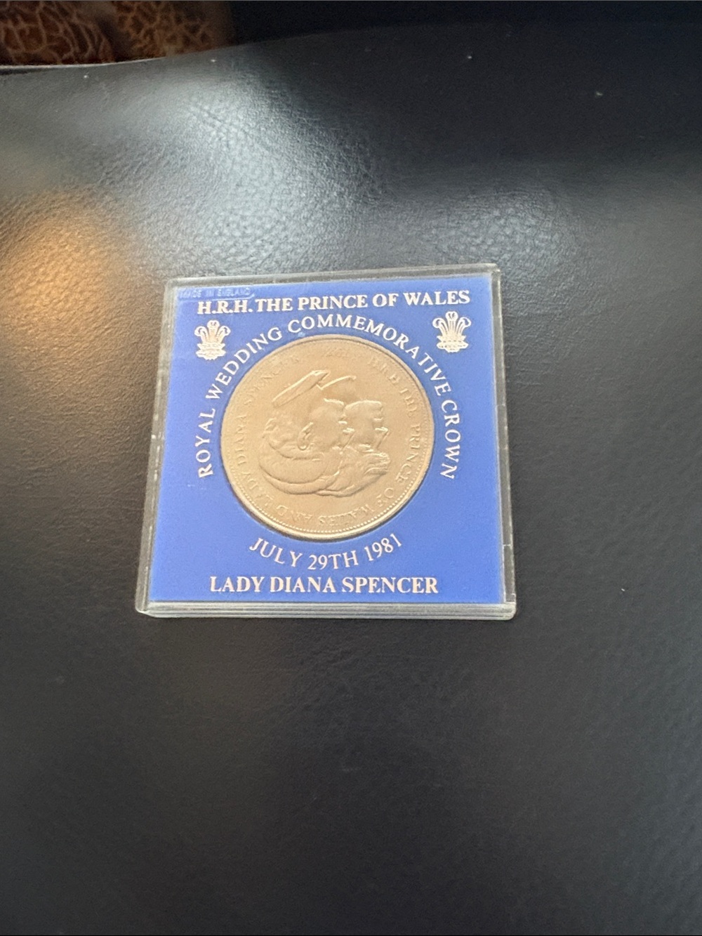 Royal Wedding Commemorative Crown  July 29 1981 - Lady Diana Spencer